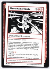 Planeswalkerificate S Mystery Booster 2 Playtest Cards NM