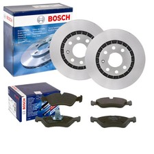 BOSCH BREMSSCHEIBEN 256mm + BELÄGE VORNE passend für OPEL ASTRA F + VECTRA A B