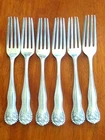 6 Piece Vintage Sterling Silver Gorham Lancaster Rose Pattern fork Set