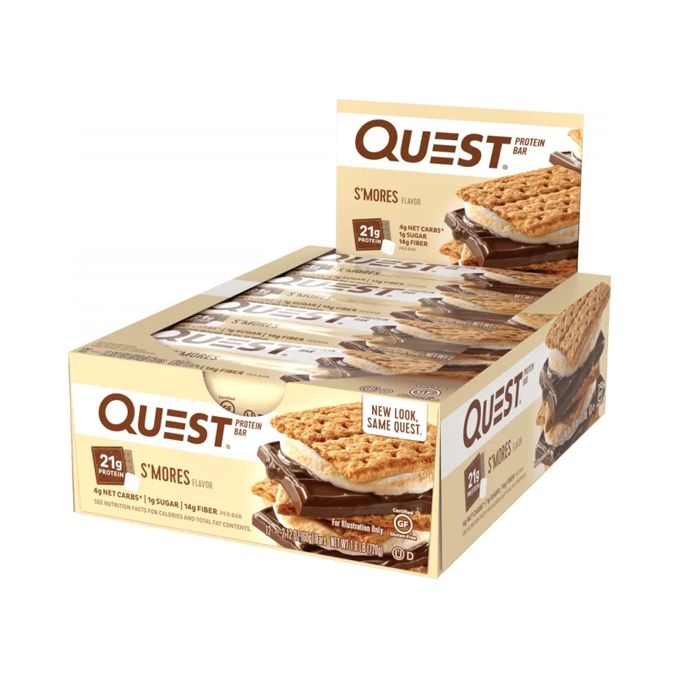 Quest Nutrition Quest Bars (12x60g) Smores (56,93 EUR/kg)