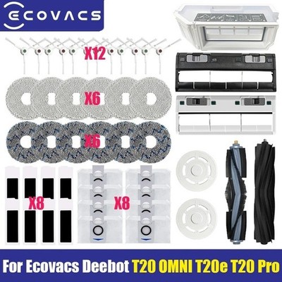 Ersatzteile für Ecovacs Deebot T20 OMNI T20e T20 Pro Bürstenmop Filter Staubbeutel