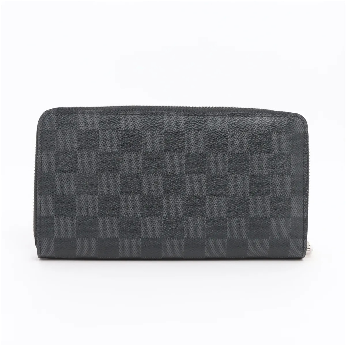 Louis Vuitton Damier Graphite Zippy Organiser N63077 Black Zip Round Wallet thumbnail 2