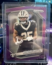 2025 Panini Prizm - Kendre Miller #191 Purple Prizm New Orleans Saints /125