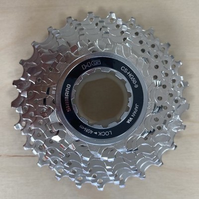 Shimano Kassette 9-fach 12-25T CSHG509225 leichtgängiges Schalten zuverlässige Leistung