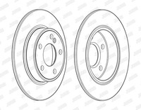 2X Bremsscheibe Coat+ Jurid 562995JC JC Schachtel FüR Mercedes Klasse W176 W246