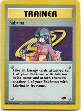 Sabrina (110) Rare Gym Challenge G2 Trainer Unlimited 110/132 2000 MP
