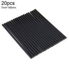 20pcs Hot Melt Black Glue Sticks Adhesive For Glue Gun Heating Craft 7mm x 190m* 0.42 per gallon