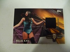BILLIE KAY NXT DIVA 2017 EVENT USED CANVAS MAT RELIC CARD 182/350