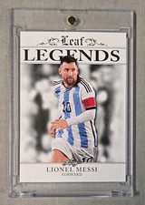 Leaf Legends Lionel Messi #LA-08 Insert Inter Miami Legends Achievement Soccer