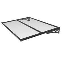 Schartec Aluminium Door Canopy W-Model 2 sizes Awning Outdoor Roof Rain Cover