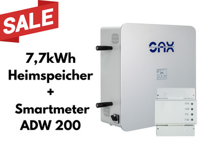 SAX Power Home Plus 7,7 Heimspeicher  + Smartmeter | Schwarzstartfähig | 0% MwSt