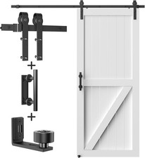 Sliding Barn Door Hardware Kit 6 FT Heavy Duty Slide Barn Track Rail 1 Handle