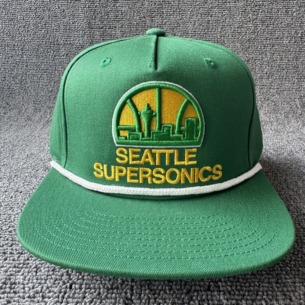 Mitchell & Ness Seattle SuperSonics Green Snapback Cap Hat