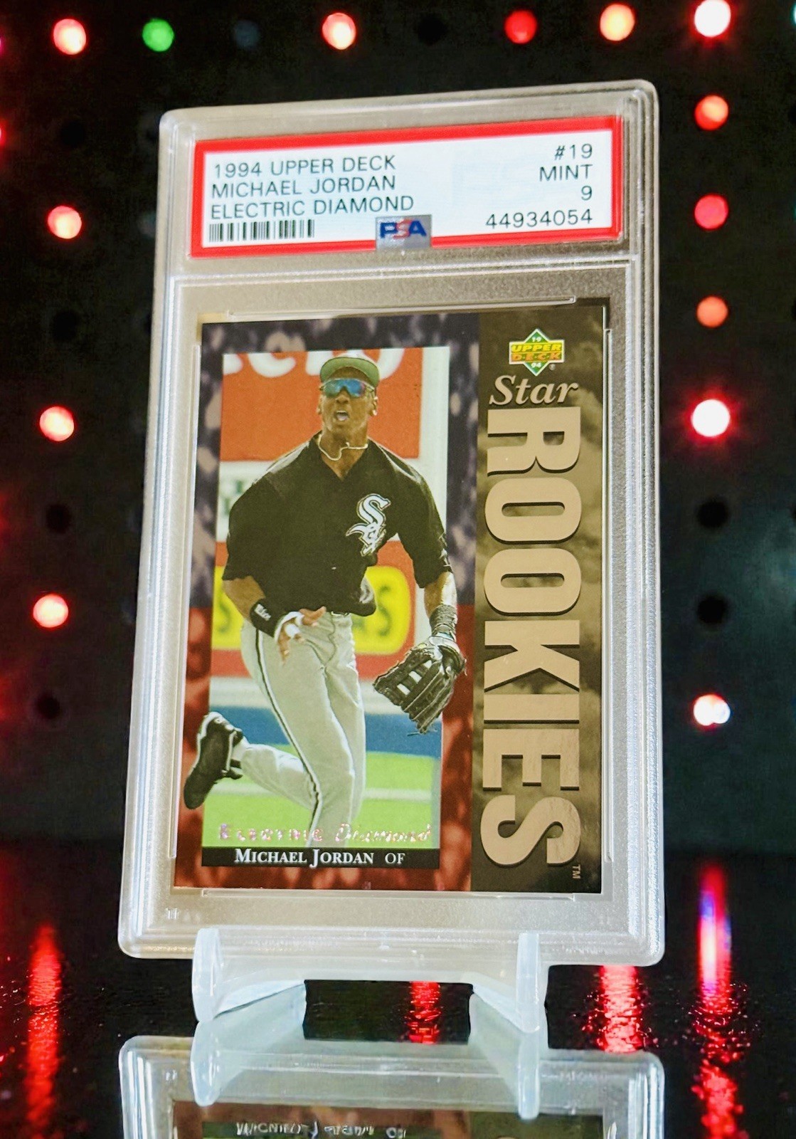 Michael Jordan RC Electric Diamond Parallel Star Rookies PSA 9 1994 Upper Deck