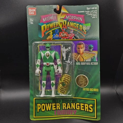 Vintage 1994 Auto Morphin Power Rangers Tommy/Green Ranger NIB Sealed