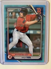 2024 Bowman - Prospects Kyle Teel #BP-48 Sky Blue Border /499 (RC)