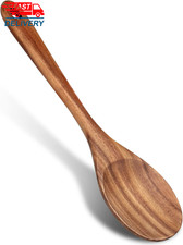 14 Inch Large Wooden Spoon for Cooking Utensil Mixing Spoons Baking Serving