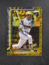 Reggie Jackson 2025 Topps Chrome Gilded Collection Gold Wave /75 #152 E831