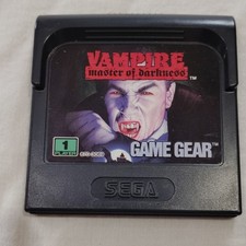 Vampire: Master of Darkness - Sega Game Gear Cartridge W Case Works Vintage