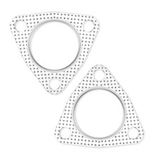 2.25 Exhaust Gasket 2PCS 3 Bolt Flange Header Muffler