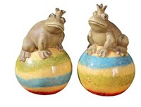 Dekofigur FroschköNig Terrakotta H.21 Cm GrüN StüCkpreis