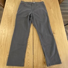 Carhartt Rugged Flex Relaxed Fit Pants 32 Mens Gray Canvas Workwear