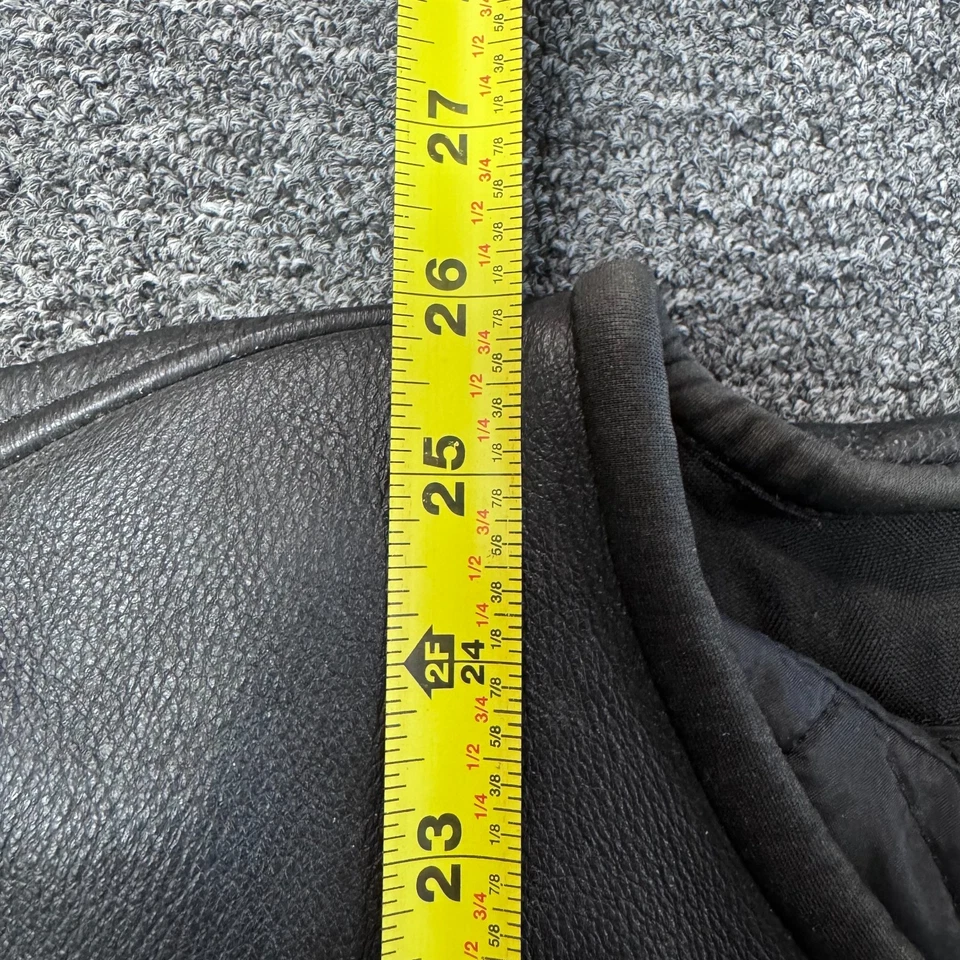 Chaqueta acolchada de cuero para motocicleta Suzuki Hayabusa - para hombre talla 48 negra Foto 4 de 4