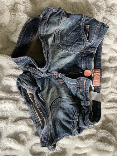 babyphat Girls Denim Bermuda Shorts Blue Size 7 Medium Wash Pockets