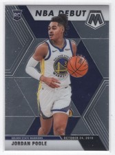 #261 2019-20 Mosaic BASE Jordan Poole Golden State Warriors