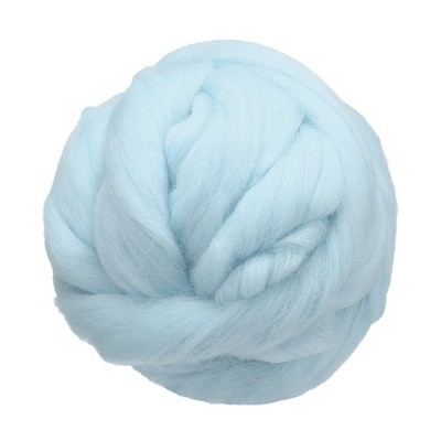 3,53oz Wollvlies für Filznadel, Weben, blau