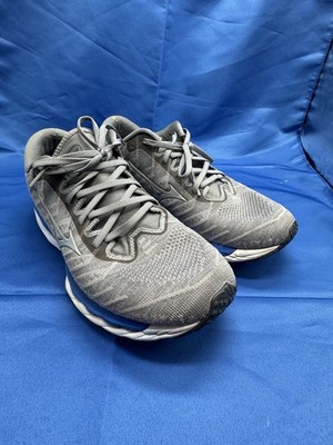 Mizuno Wave Sky 4 WaveKnit Wide Running Shoes Mens 10 Grey Blue J1GC202538