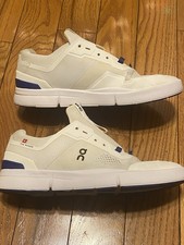 Women  s On The Roger Spin Undyed White/ Indigo Blue Size 9 3WD11481089