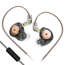 keephifi KZ EDX Pro in Ear Monitor with Mic Wired Headphones HiFi Stereo Stag...