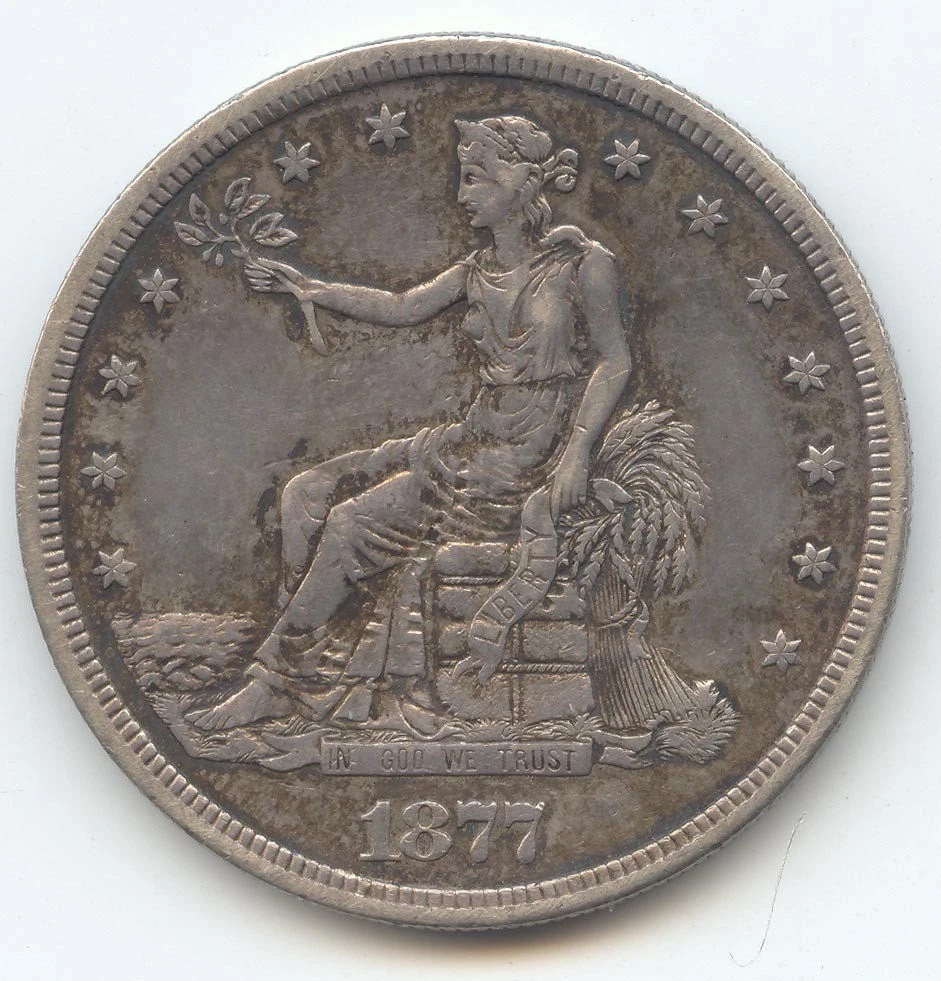 アメリカ　トレードダラー 1877 s　貿易銀 1ドル銀貨 1877 Year US Trade Dollars (1873-1885) for sale | eBay