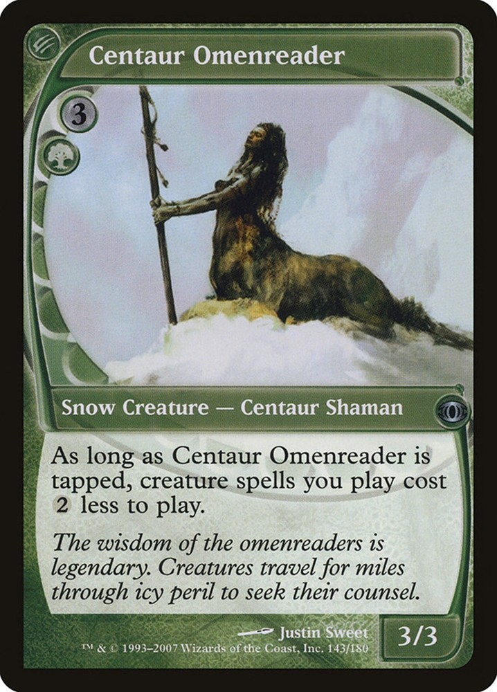 Centaur Omenreader - MtG Future Sight - U143 NM 2007