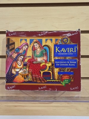 Natural Kaveri Temporary Tattoo Mehandi Herbal Henna Cones Body Art Kit. 