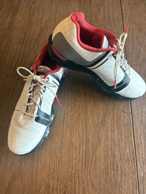 Under Armour JORDAN SPIETH ONE JR YOUTH BOYS GOLF SHOE SIZE 7Y WHITE & Red