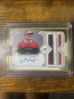 MIKE TROUT - 2025 Topps Definitive Framed Game Used Patch On Card AUTO 07/10