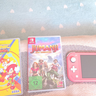 Nintendo Switch Lite Handheld-Konsole Rosa, 32 GB, Wi Fi, Bluetooth, USB C