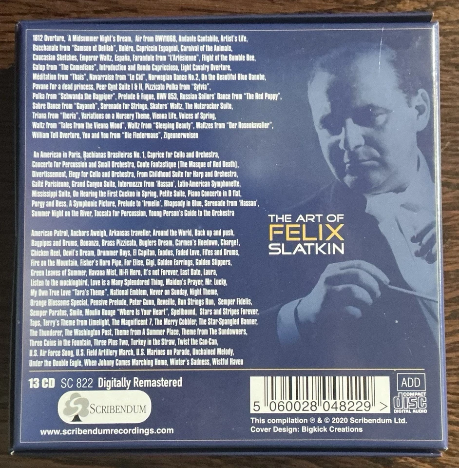 The Art Of Felix Slatkin: Scribendum 13 CD Box Set - Image 2 of 2