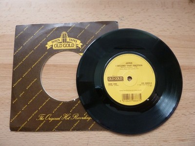 JAPAN - I SECOND THAT EMOTION / LIFE IN TOKYO - 7'' OLD GOLD SINGLE - 1987