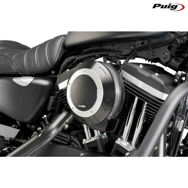 PUIG 9993N Cover Filter Air Filter Black Harley 883 Xln Iron 20092018