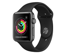 Apple MTF32LLA Watch Series 3gps 42 Mm Space Gray Aluminum With Black
