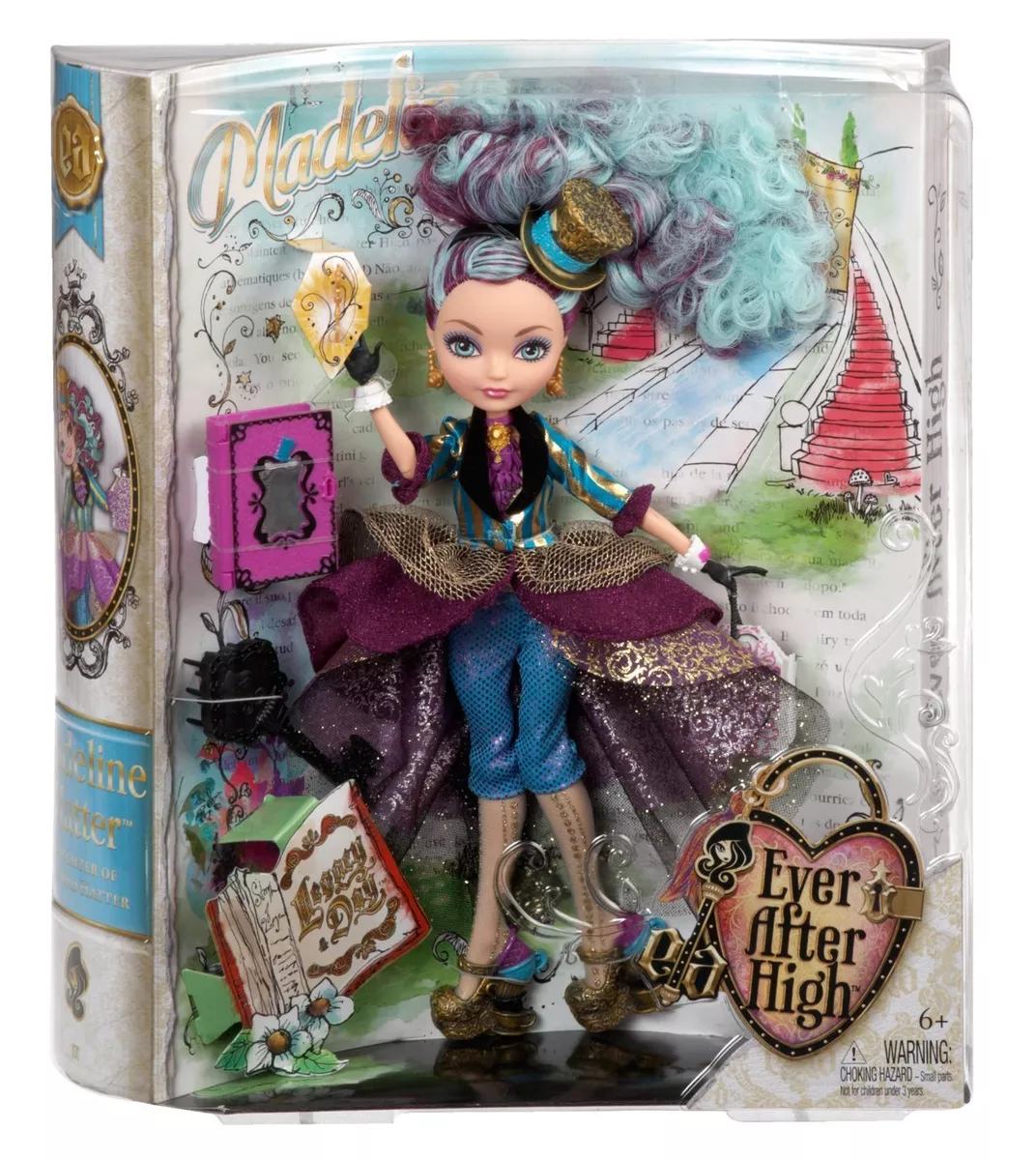 Ever After High Legacy Series ~ MADELINE HATTER DOLL ~ MATTEL