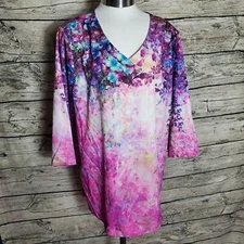 C.O.Z.Y Floral Top Size XL