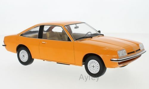 Doskonały Mcg Model Car Group 1/18 Die Casting 1975 Opel Manta B IN Orange