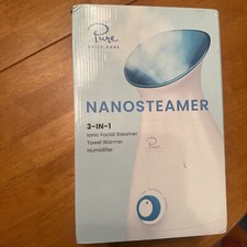 Pure Daily Care NanoSteamer Large 3-in-1 Nano Ionic Facial Steamer with 5 Piece