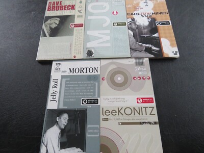 JAZZ JOB LOT - 5 x Double CD Long Case Sets - Brubeck/MJQ/Hines/Morton/Konitz