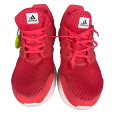 Adidas Cloudfoam Running Shoes Women 9.5 Red Athletic Sneakers Low Top BB4369