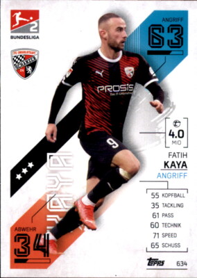 Match Attax EXTRA 2021/2022  Nr.634 - Fatih Kaya